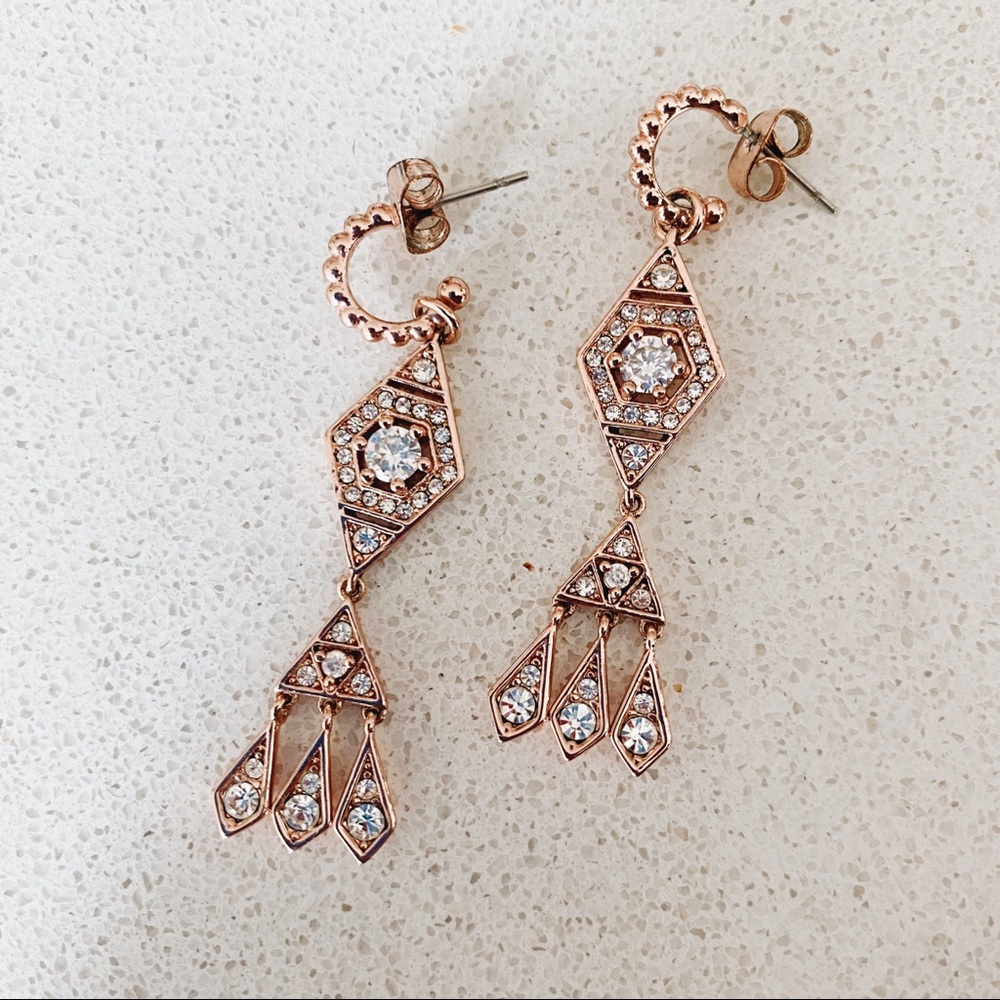 Luv AJ Crystal Drop Earrings